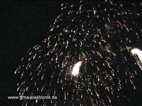 finale des feuerwerks in pohlheim am 5.9.2009 - nicht vom feuerwehrfest !