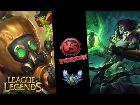 League of Legends - DIAMOND RANKED - HEIMERDINGER VS VLADIMIR MIDLANE!