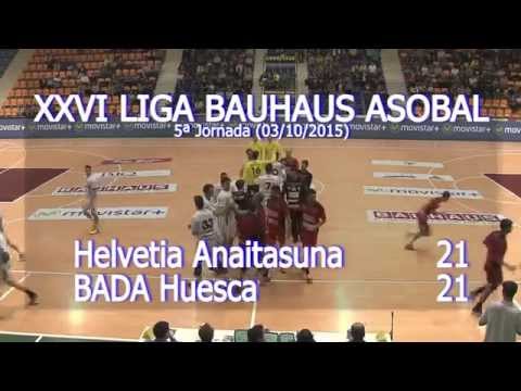 LIGA BAUHAUS ASOBAL J05 Helvetia Anaitasuna - BADA Huesca 21 - 21