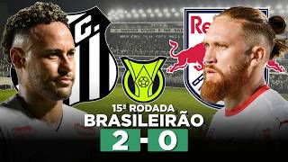 NEYMAR MARCA E SANTOS BATE O BRAGANTINO NA VILA BELMIRO! SANTOS 2 x 0 BRAGANTINO