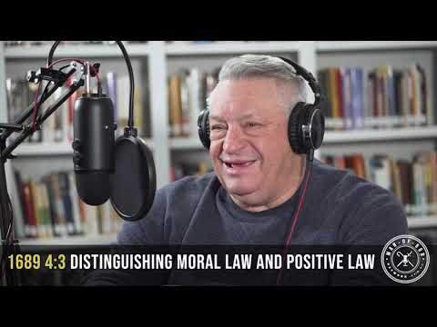 1689 4:3 Distinguishing Moral Law and Positive Law | Confessing the Faith