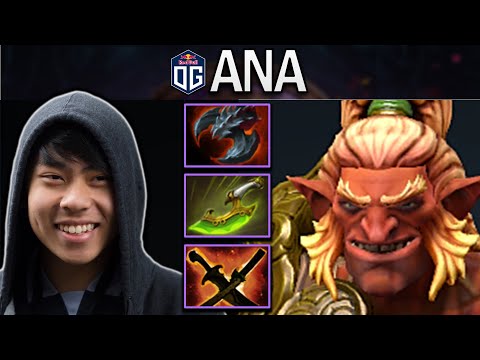 OG.ANA SMURF TROLL WARLORD WITH 21 KILLS - DOTA 2 PRO GAMEPLAY