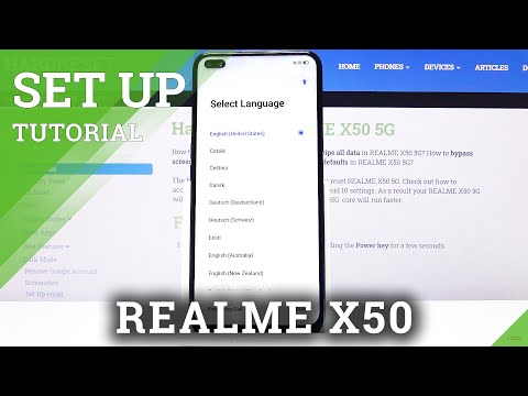 Initial Setup on REALME X50 – Configuration Process