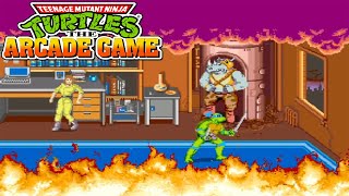 Teenage Mutant Ninja Turtles: The Arcade Game Longplay (Arcade)