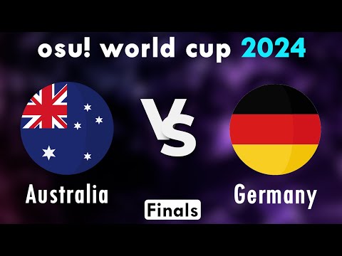 osu! World Cup 2024 Finals: Australia vs Germany (losers bracket)