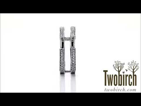 0.29 Ct. Cathedral Ring Guard with Millgrain and Filigree Design - TwoBirch TB-GUARD-0073-WG-F