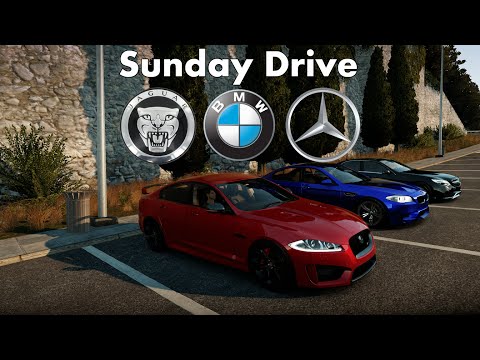 Forza Horizon 2 - SUNDAY DRIVE: BMW M5 Mercedes E63 AMG Jaguar XFR-S