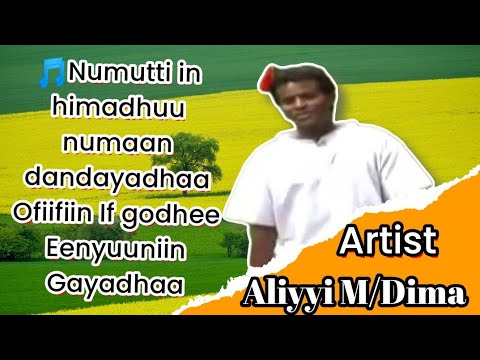 Artist Aliyi Mohamad Diimaa Namuttiin himadhuu numaan dandayaadhaa....