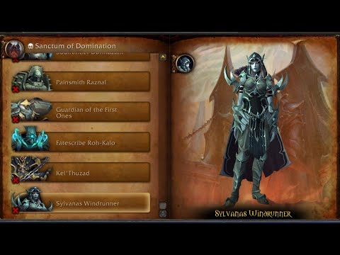 Sylvanas Windrunner - Sanctum of Domination Heroic Pug Run