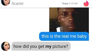 Catfishing Tinder Scammers With Their Own Face