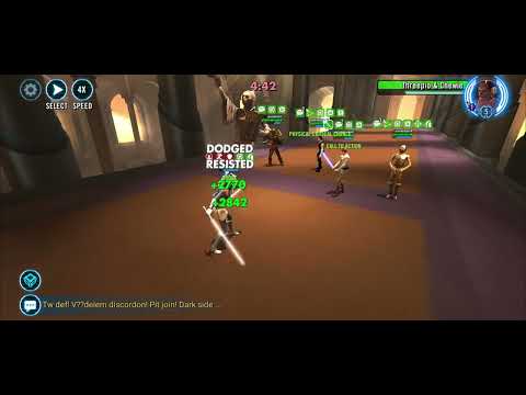 SWGOH - Territory War - R8 Fulcrum (Faszóka) Omicron vs. Cls