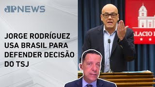 Presidente da Assembleia Nacional da Venezuela manda recado para Celso Amorim; Trindade analisa