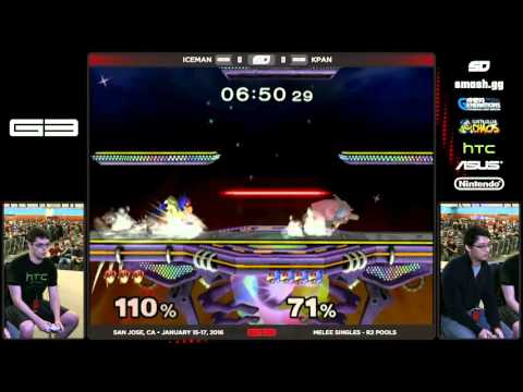 GENESIS 3 - KPAN (Falco) vs Iceman (Marth) - Singles - Pools R2