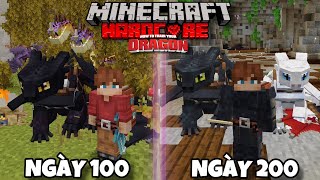 Mình Sinh Tồn 200 Ngày Minecraft Bí Kíp Luyện Rồng Siêu Khó !!