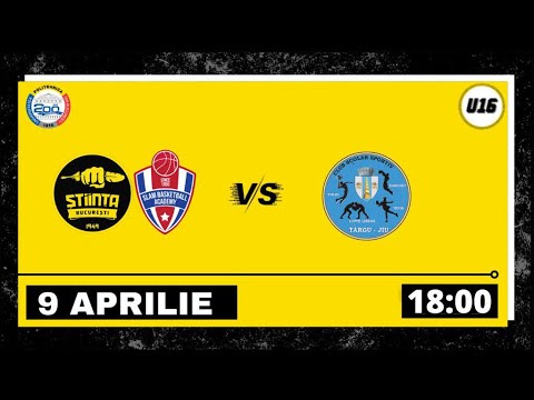 LIVE 🏀 C.N. U16M CSU Știința Slam A București vs. CSȘ Târgu Jiu