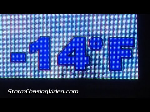 2/18/2015 Minnesota Sub Zero Brutal Cold Temps & Wind Chill B-Roll