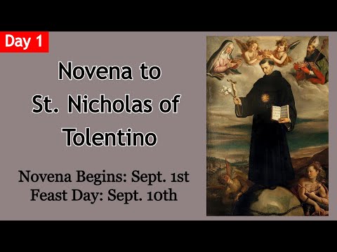 NOVENA TO ST. NICHOLAS OF TOLENTINO | DAY 1
