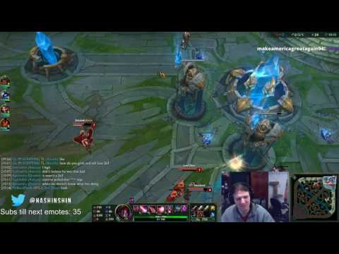Hashinshin trolling in ranked on stream