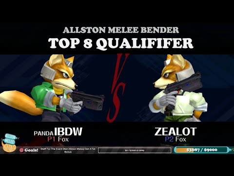 The Allston Melee Bender - PANDA | iBDW (Green Fox) vs Zealot (Neutral Fox) - Losers Top 8 Qualifier