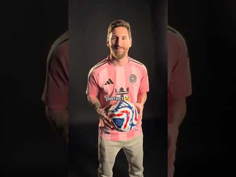 The club world cup ball is right at home with Messi 💗⚽️ #adidas #football #clubworldcup #messi