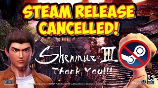 Shenmue III No Longer Coming To PC On Steam!