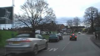 preview picture of video 'Driving Along Barnard's Green Road B4211, Great Malvern, Worcestershire, UK 10th December 2010'