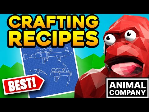 The BEST GOOP CRAFTING BUILD RECIPES in Animal Company...