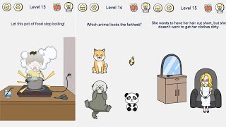 Brain Out 2 - Level 13, 14, 15 Gameplay Solution