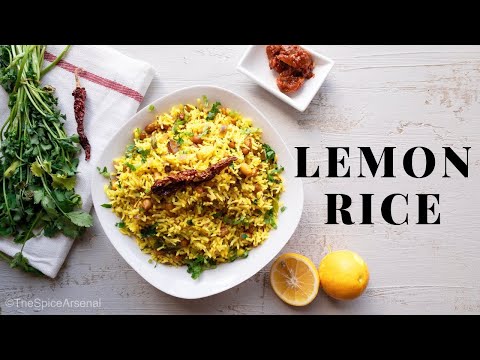 Easy Lemon Peanut Rice Video
