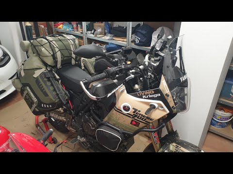 Yamaha Tenere 700 reisefertig mit weichem Gepäck #moskomoto reckless revolver (S1-E00)