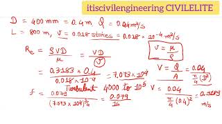 TURBULENT FLOW NUMERICALS | Smooth Pipe and Rough Pipe | Applied Fluid Mechanics