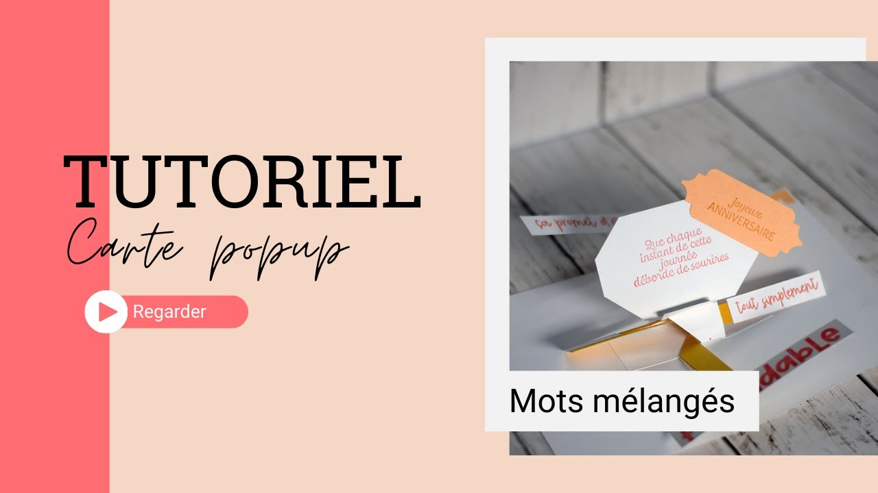 Carte popup : Des mots mélangés qui twist facade placeholder