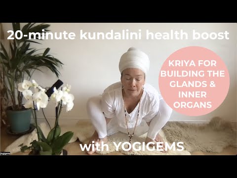 20 minute kundalini yoga health boost | KRIYA FOR GLANDS & INNER ORGANS | Yogigems
