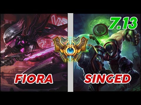 SKT T1 Untara Fiora Top Patch 7.13