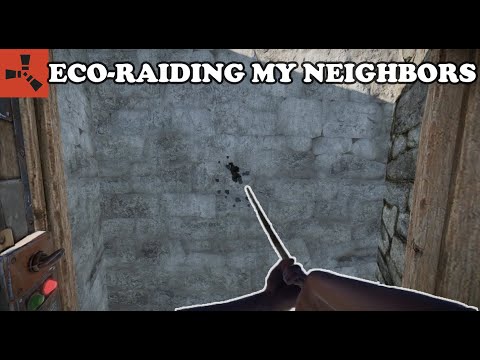 Eco-raiding my annoying neighbors for revenge (Rust solo)