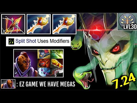 EPIC Sh*t Ballista Rapier Dusa vs Anti-Mage 9 Items Crazy Megacreeps Def Throne Comeback 7.24 Dota 2