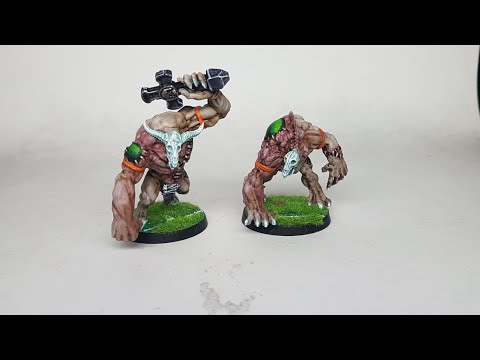 HOW TO PAINT SKIN PART 3 - FLESH GOLEM - PUNGA MINIATURES