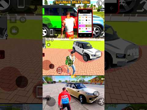 🚙 Defender Cheat Code 😱 | Indian Theft Auto Simulator vs Indian Bike Driving 3D Cheat Code