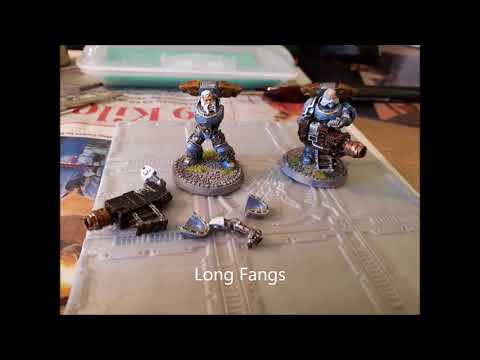 Space Wolves Longfangs Paint magnetisiert (Missile Launcher)