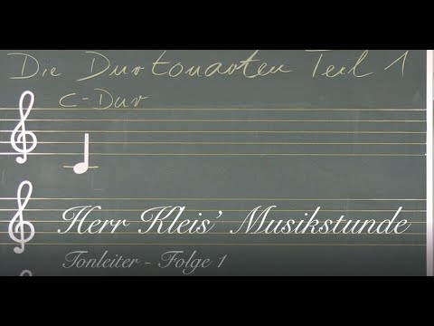 Musikstunde mit Herrn Kleis: Tonleiter Folge 1: C-Dur