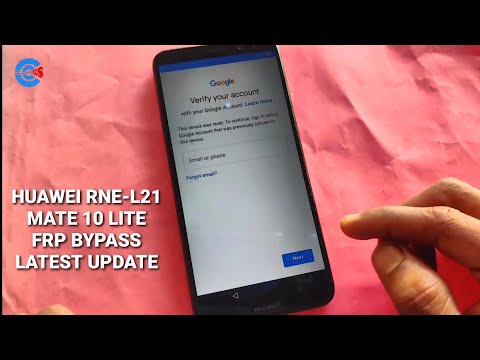 Huawei RNE-L21 Mate 10 Lite FRP Bypass | Final Update link in description 👇