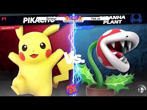 Clocktower Smash 105 - Winners - Striker (Pikachu) vs. Tak.io (Piranha Plant) - SSBU