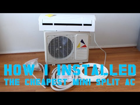How I Installed The Cheapest Mini Split Ductless AC from eBay