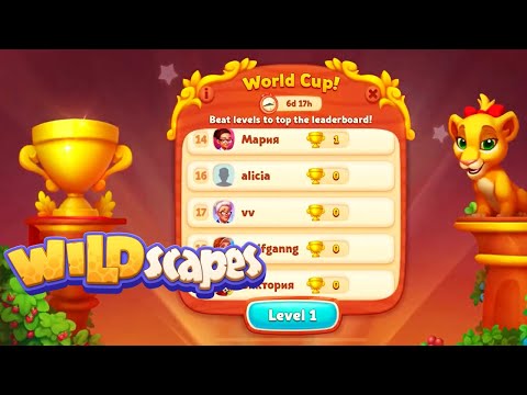 Wildscapes World Cup level 1 after Level 3595 HD Walkthrough | gameplay | android | GameGo Game