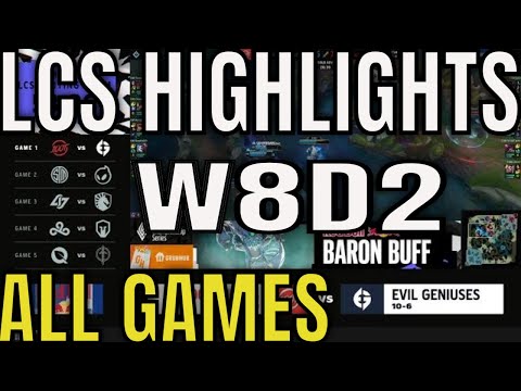 LCS Spring 2023 W8D2 Highlights ALL GAMES - 100 vs EG, TSM vs DIG, CLG vs TL, C9 vs IMT, FLY vs GG