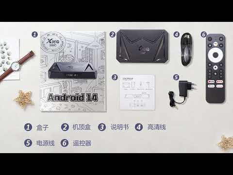 Смарт ТВ приставка Android box X96Q Pro+ Plus (Allwinner H728, 4/32, Android 14) пульт с голосом в комплекте, настройка под ключ - фото 1 - id-p2914520058