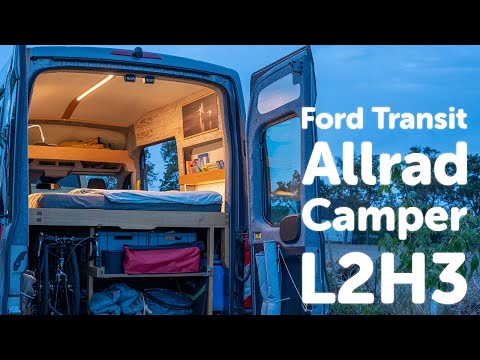Wohnlicher Allrad Camper auf Ford Transit L2H3 für Zwei