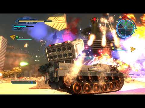 Earth Defense Force 5 Mission 40 Online, Hard Difficulty
