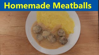 Homemade Swedish Meatballs