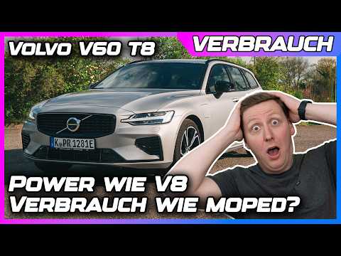 Under €2/100km and 455 hp?! | Volvo V60 T8 AWD 455 hp, 709 Nm | Fuel consumption test